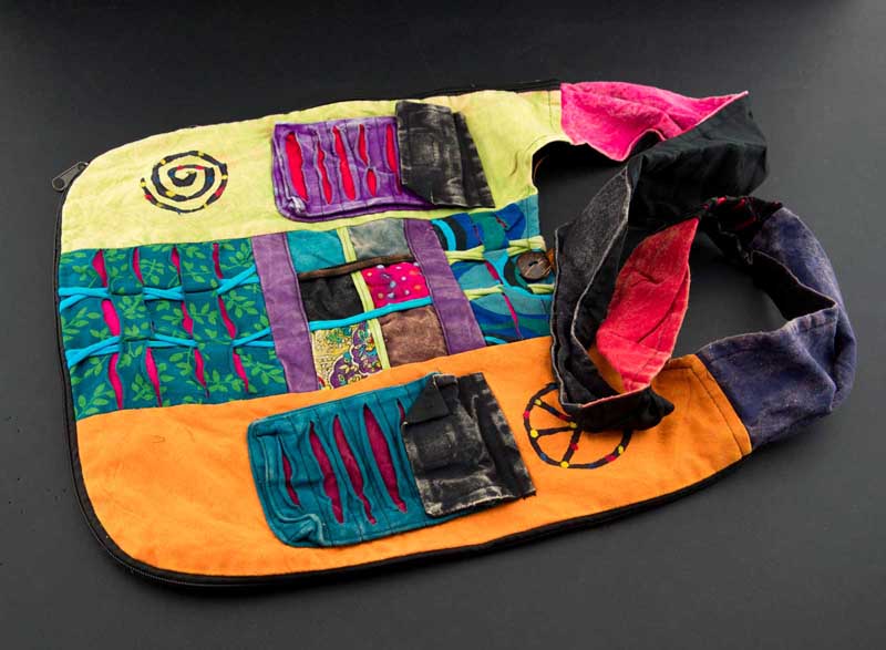 Sac À Main En Bandoulière Népalais – Gibecière Ethnique Hippie Baba Cool