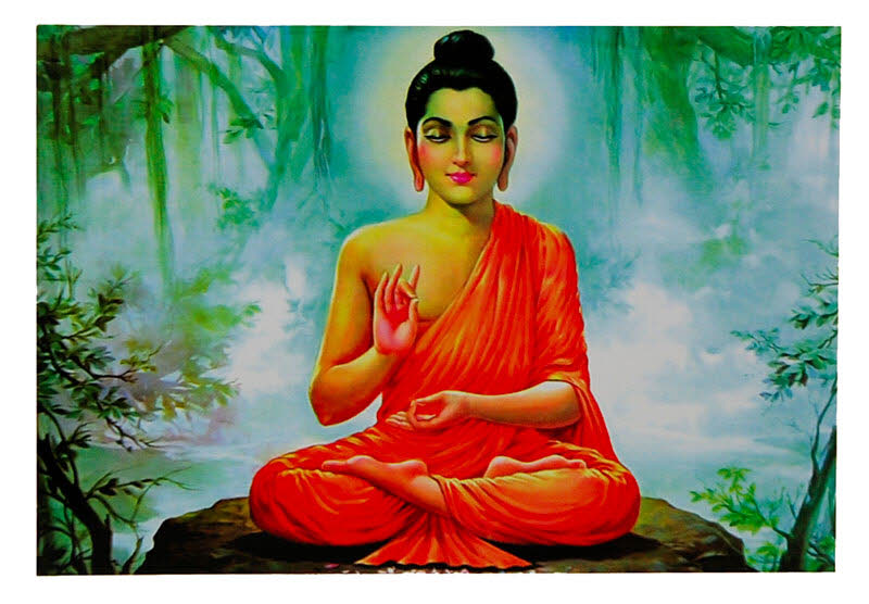 Carte Postale Bouddha Gautama – Symbole D’Éveil Et De Sagesse Du Népal