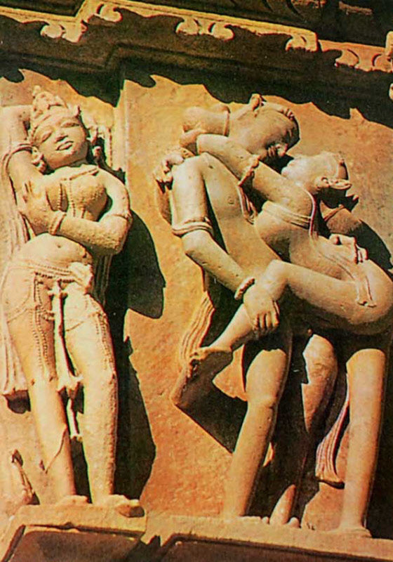 Carte Postale Temple Érotique De Khajurâho – Art Indien