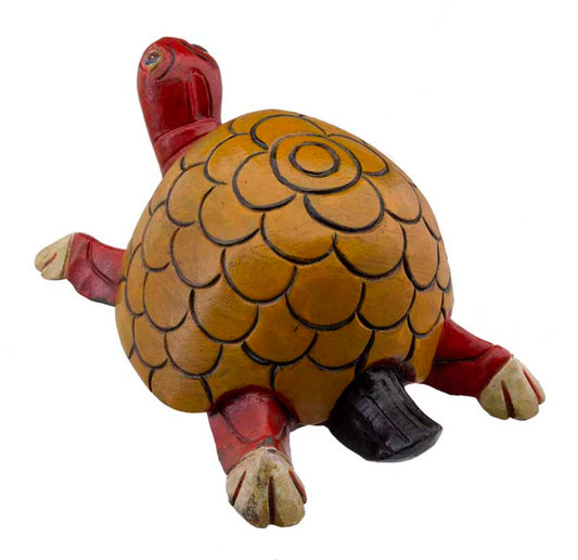 Statuette Tortue En Bois – Sculpture Artisanale Du Népal