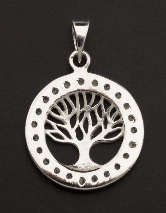 Pendentif Yggdrasil Arbre de Vie en argent 925 – Symbole nordique d’harmonie et de sagesse