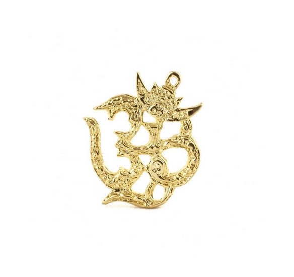 Pendentif Om Aum Bouddhisme en Laiton