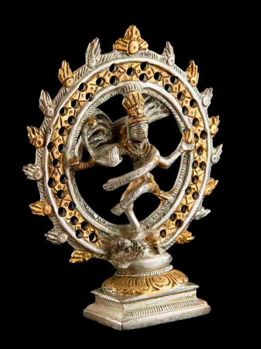 Statue Shiva Nataraja – Lord Shiva Danse Cosmique – Laiton Artisanat Népalais
