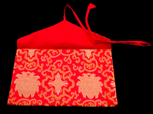 Pochette Tibétaine en Brocart – Étui pour Livre de Prières et Documents Précieux