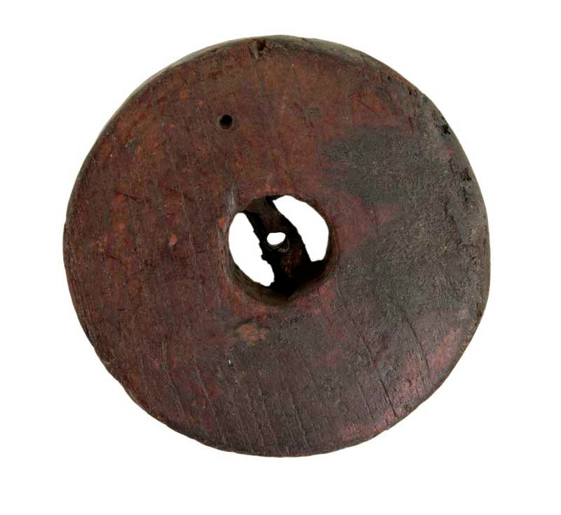 Ancien Moulin À Épices En Bois Sculpté – Artisanat Populaire Indien