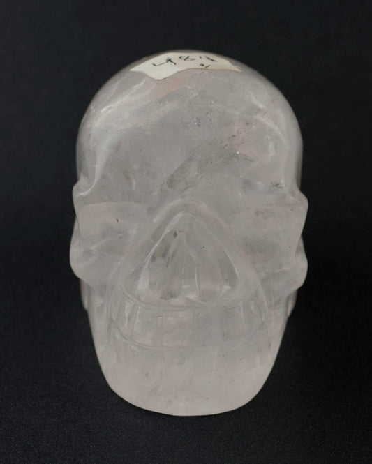 Crâne en Cristal de Roche – Tête de Mort Chamanique Tibétaine