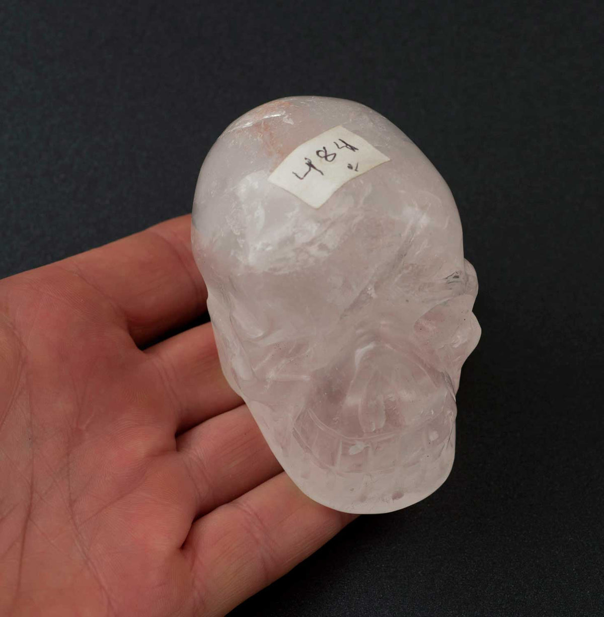 Crâne en Cristal de Roche – Tête de Mort Chamanique Tibétaine