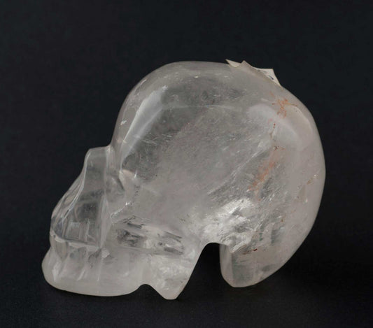 Crâne De Cristal de Roche Chamane – Objet Rituel Tibétain