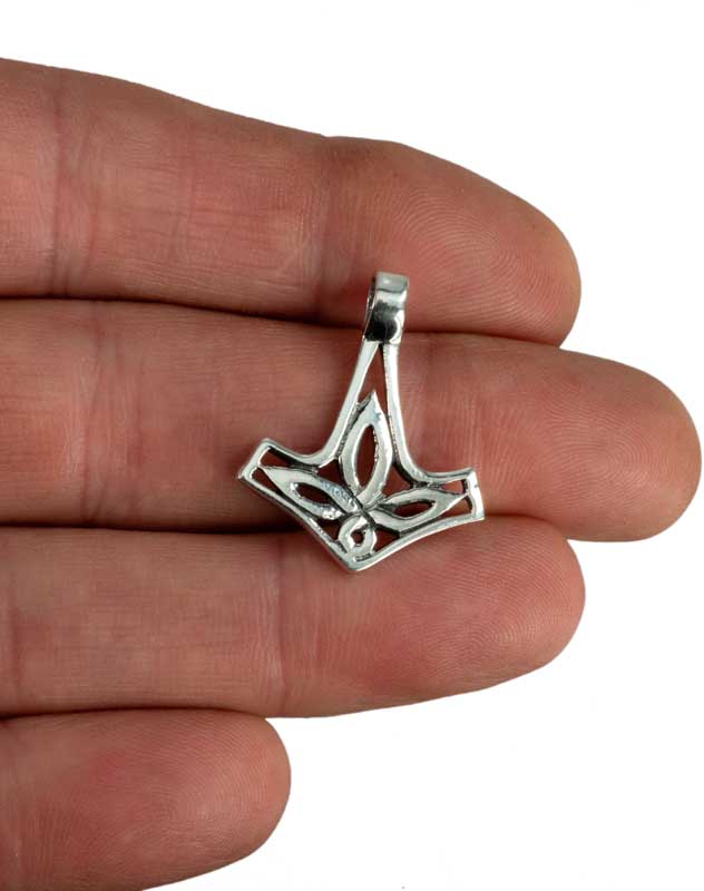 Pendentif Marteau de Thor Mjöllnir en Argent 925 - Viking