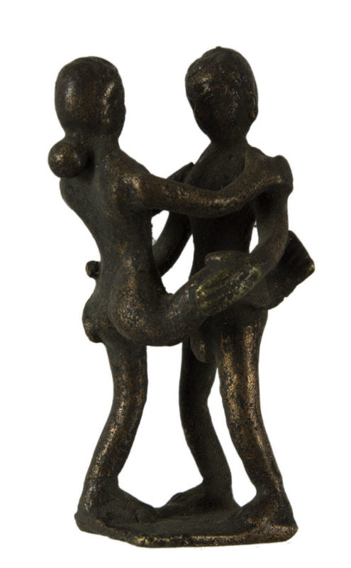 Figurine Érotique En Laiton – Sculpture Artisanale Du Népal