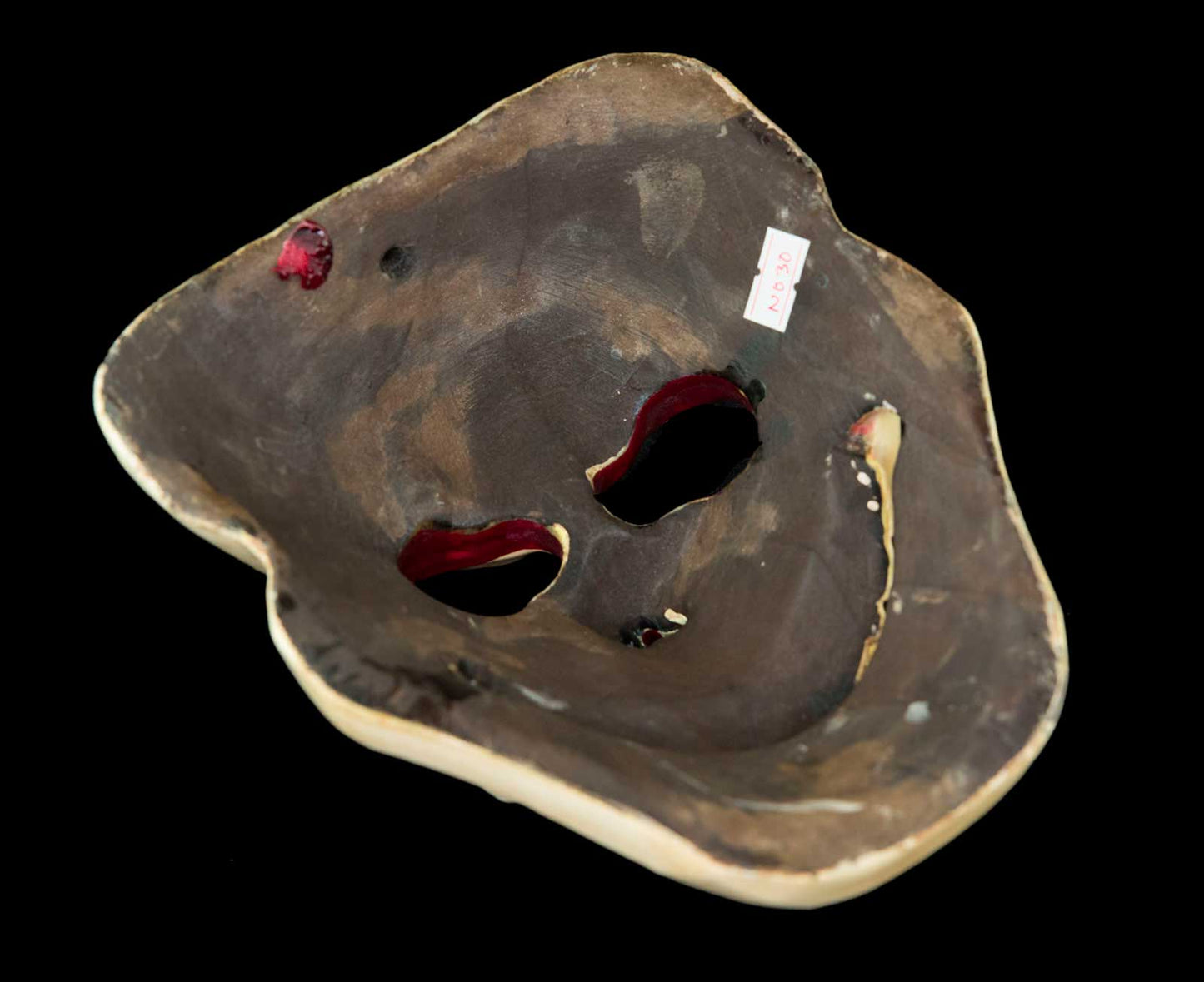 Masque Citipati Tête de Mort – Danse Cham Tibétaine en Bois