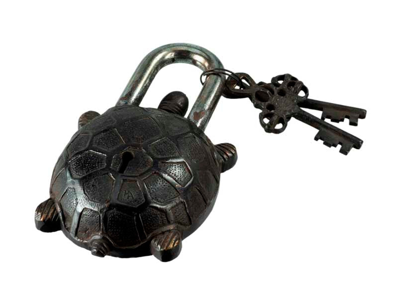 Cadenas Décoratif En Forme De Tortue En Laiton – Artisanat De L'Inde