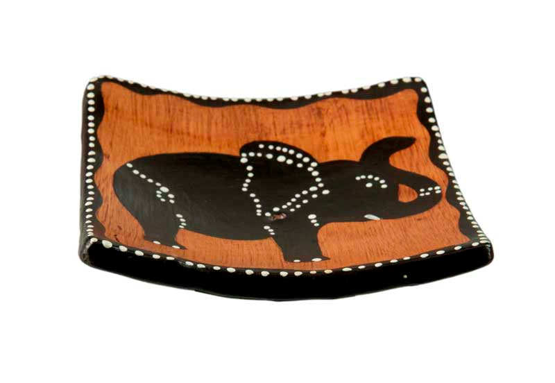 Porte-Bâton D’Encens En Céramique – Motif Éléphant, Artisanat Indonésien