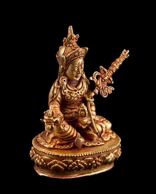 Statue de Guru Rinpoche Padmasambhava en bronze – Maître spirituel du bouddhisme tibétain