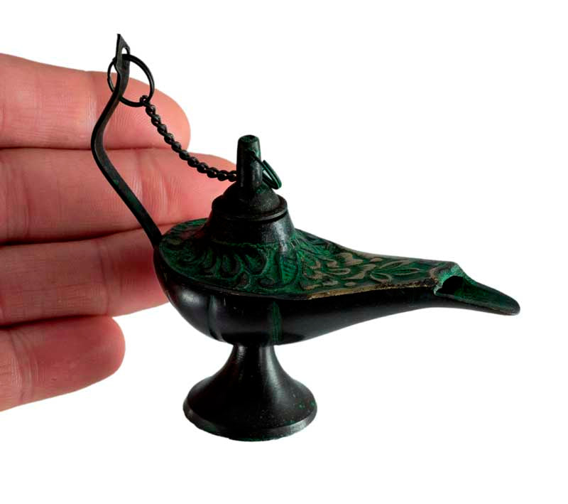 Lampe d’Aladin en Laiton 9,75 cm – Artisanat Indien