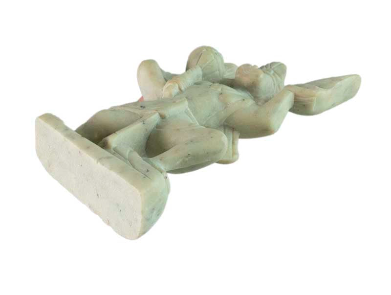 Statuette Hanuman en Pierre Sculptée – Artisanat Traditionnel Indien