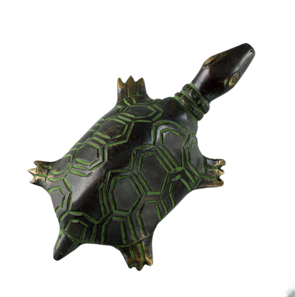 Figurine Tortue En Laiton – Presse-Papier Artisanal Fait Main D’Inde