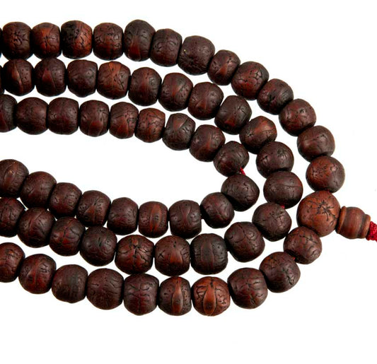 Ancien Mala Tibétain De Moine Bouddhiste – Bodhi Tree En Graines De Bodhi Véritables