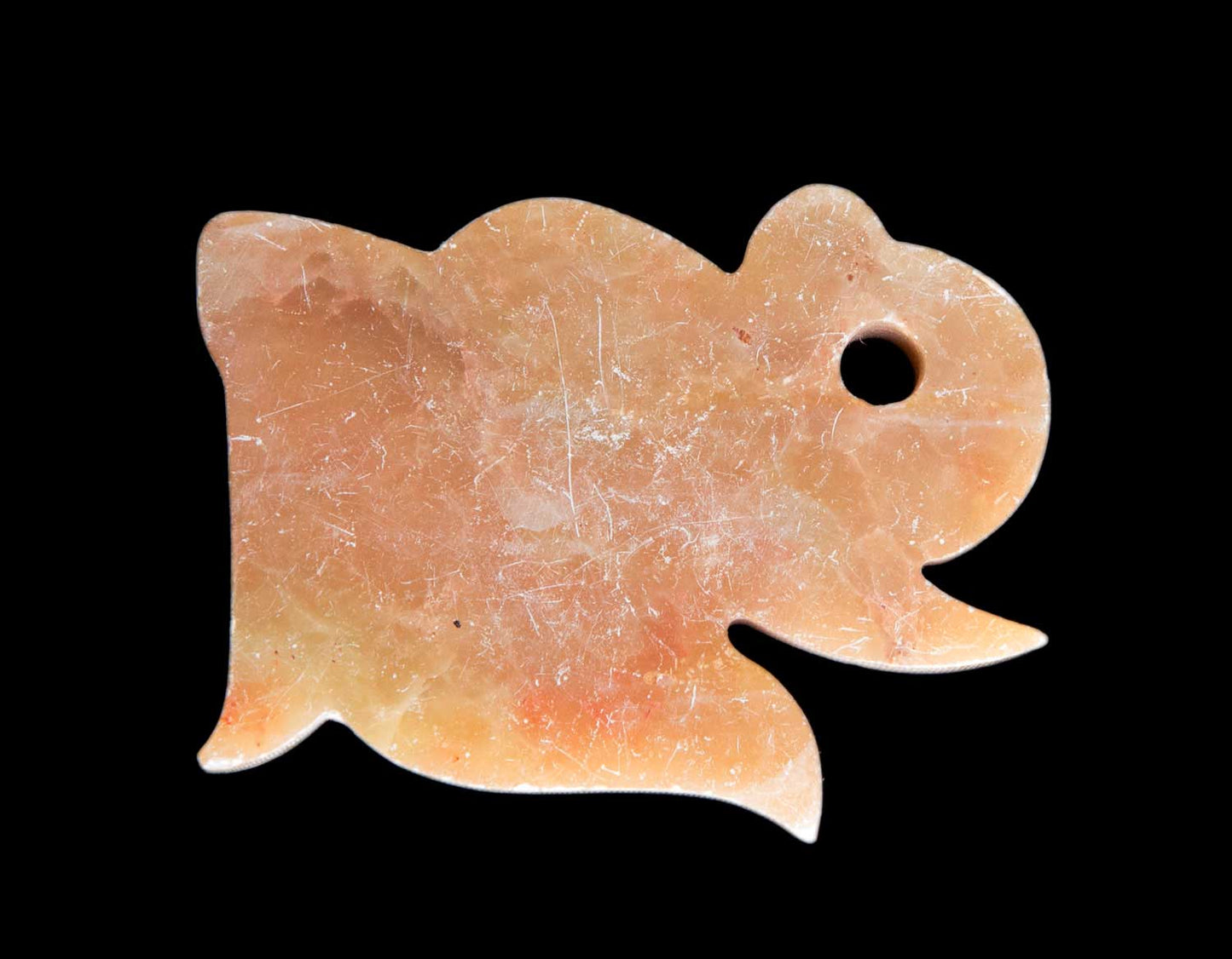 Porte-Encens Éléphant en Saponite – Sculpture Artisanale en Pierre Naturelle