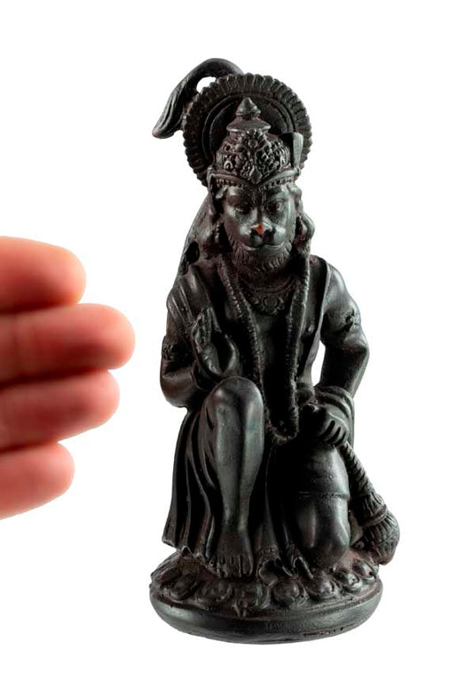Statuette Hanuman En Résine 13,5 cm – Dieu Hindou, Roi Des Singes