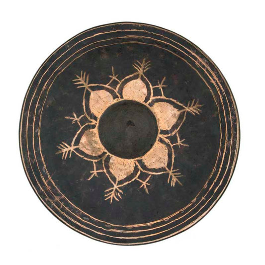 Gong birman artisanal – 28 cm en métal martelé à la main (note Mi / E)