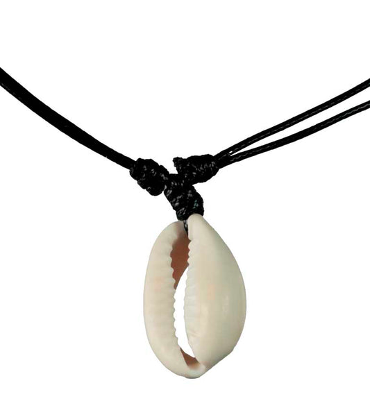 Collier ras de cou Cauri réglable – Bijou ethnique en coquillage