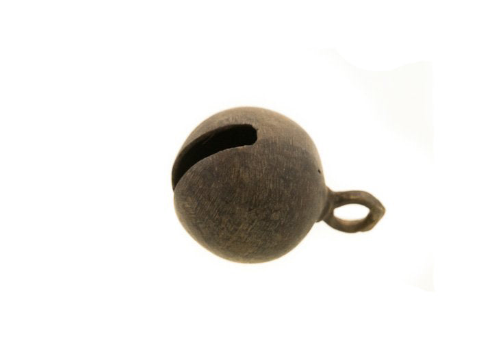 Ancien Grelot Clarinette en Laiton 6,9 cm – Grande Clochette Traditionnelle Indienne