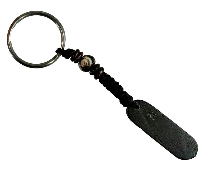 Porte-Clés Om Mani Padme Hum Artisanal en Os de Bovin – Artisanat du Népal