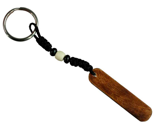 Porte-Clés Mantra Bouddhiste Artisanal en Os de Bovin – Artisanat du Népal