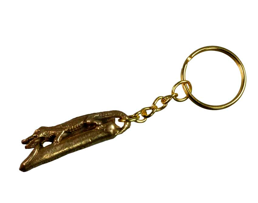 Porte-Clé Zizi Crocodile Palad Khik – Artisanat Thaïlandais