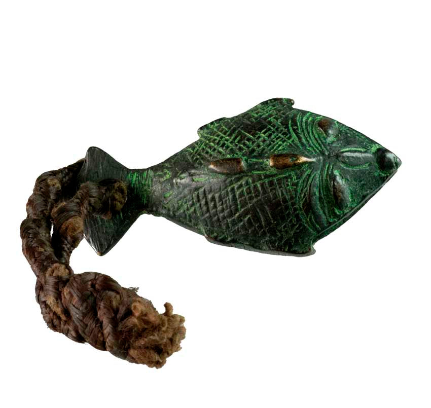 Grelot Poisson Naga en Métal – Artisanat Indien Traditionnel