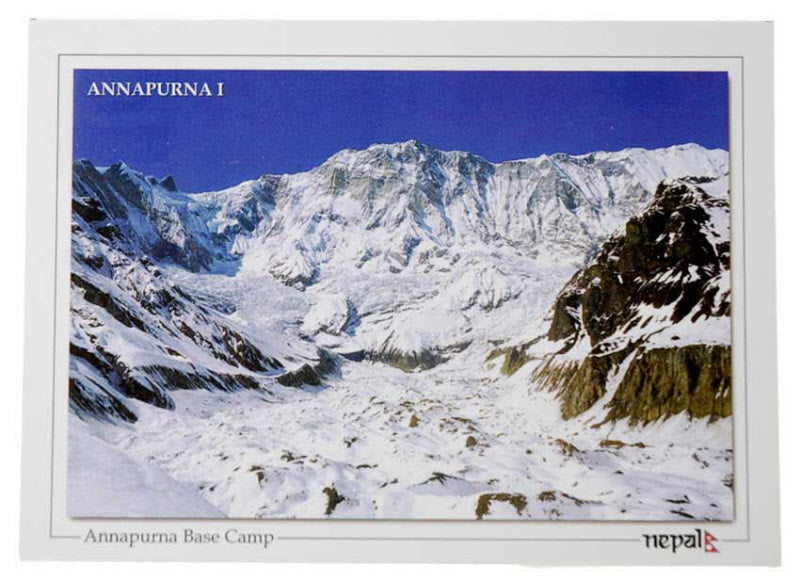 Carte Postale Annapurna Camp de Base – Paysage de l’Himalaya du Népal