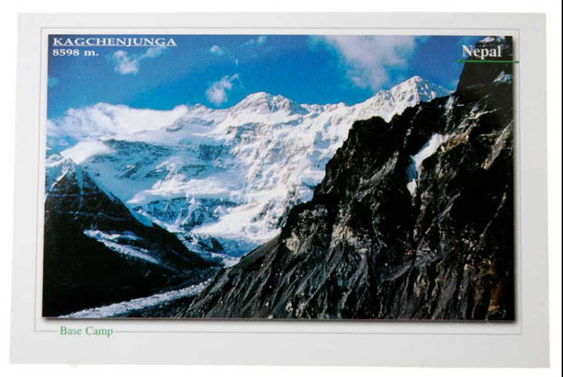 Carte Postale Mont Kangchenjunga – Paysage Majestueux de l’Himalaya