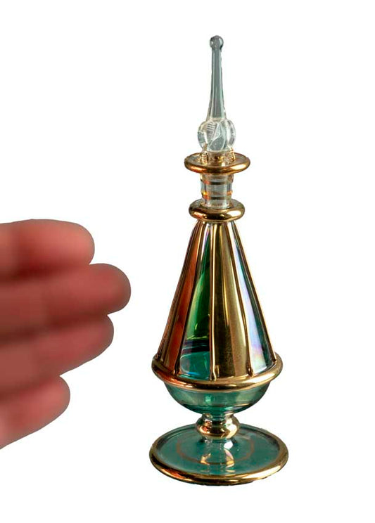 Flacon À Parfum En Verre Soufflé – Artisanat Égyptien