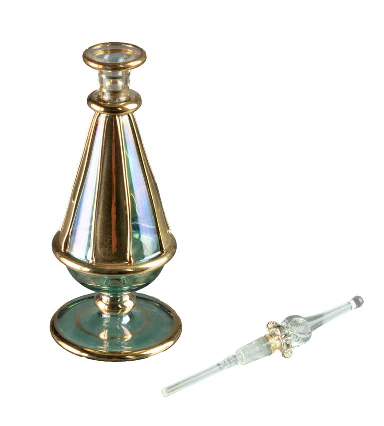 Flacon À Parfum En Verre Soufflé – Artisanat Égyptien