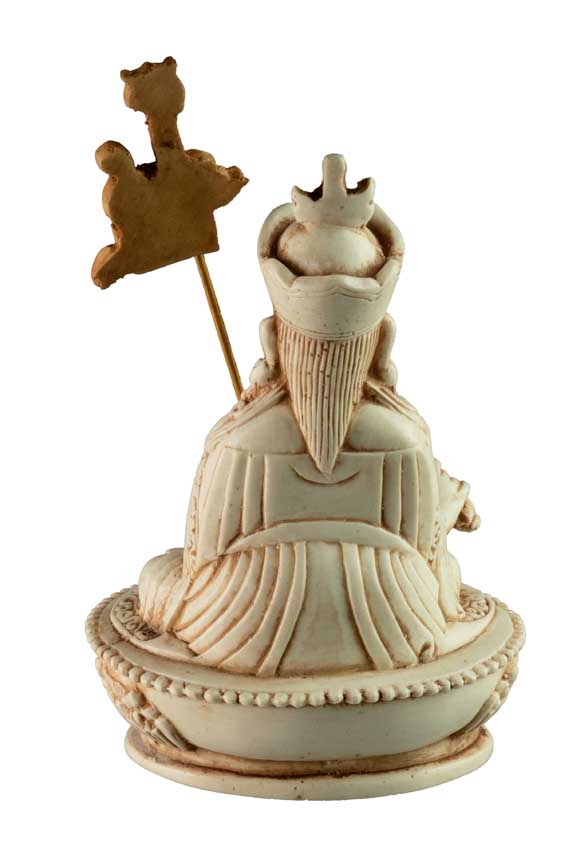 Statue Padmasambhava Gourou Rinpoché en Résine Bleue 14,5 cm – Artisanat Népalais