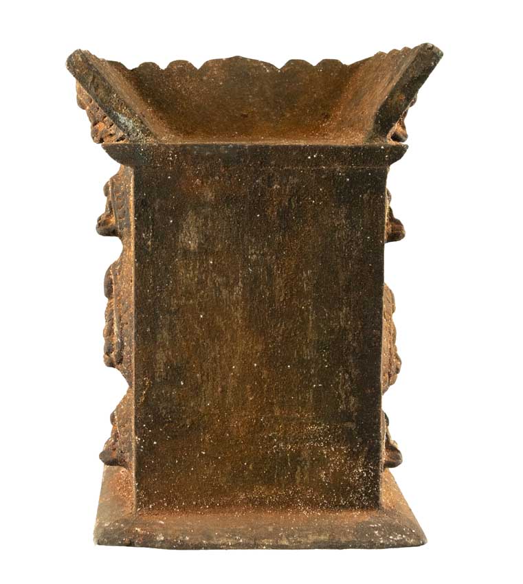 Temple bouddhiste avec statue de Bouddha Shakyamuni 25 cm – autel pagode artisanal du Népal
