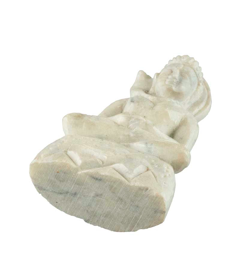 Figurine Shiva En Pierre Sculptée 4,2 cm – Artisanat Indien