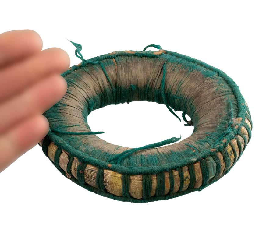 Coussin pour bol tibétain Ø 13 cm – tradition himalayenne et artisanat népalais Newar