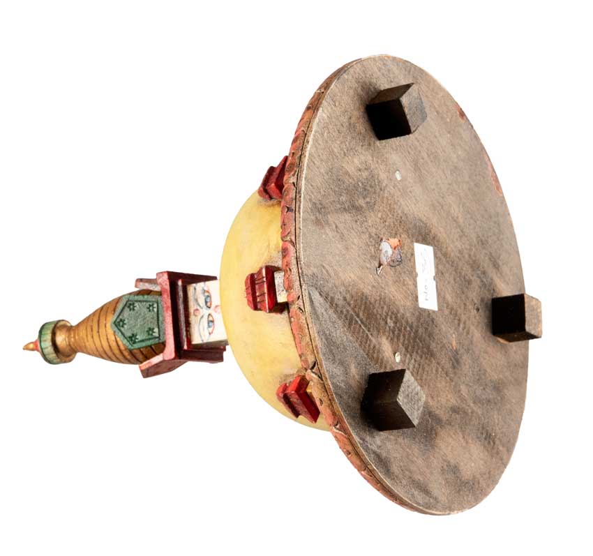 Stupa Chorten Swayambhunath Bouddhiste En Bois – Artisanat Du Népal