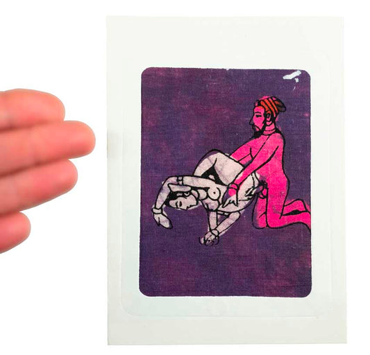 Tenture Kamasutra Batik – Carte Postale Érotique d’Inde
