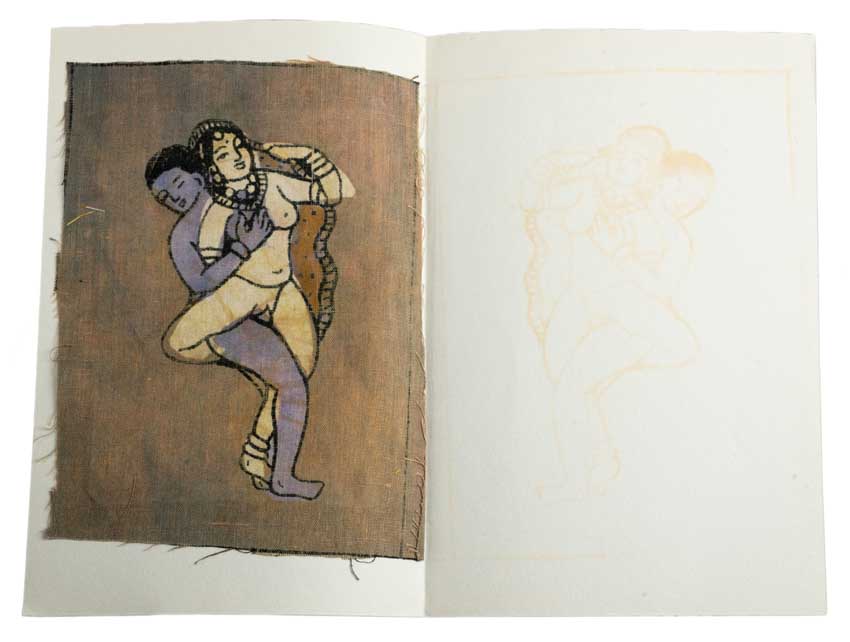 Tenture Kamasutra Batik – Carte Postale Érotique d’Inde