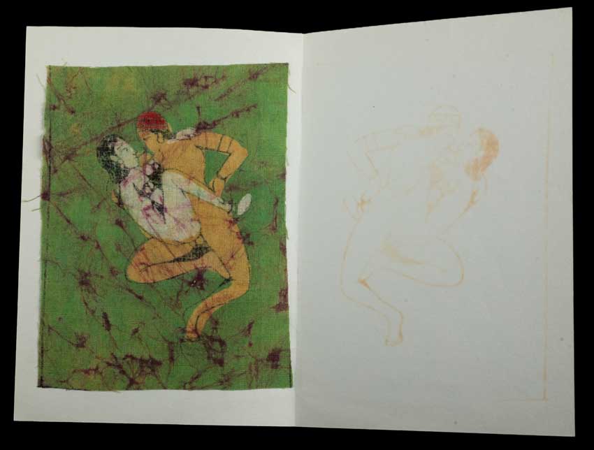 Tenture Kamasutra Batik – Carte Postale Érotique d’Inde
