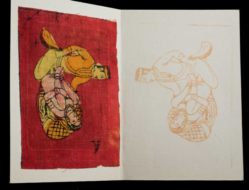 Tenture Kamasutra Batik – Carte Postale Érotique d’Inde