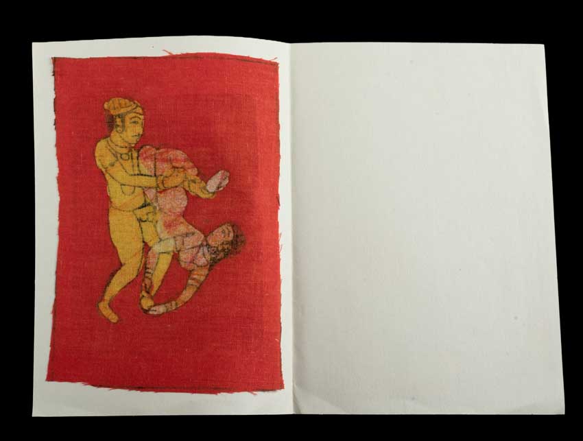 Tenture Kamasutra Batik – Carte Postale Érotique d’Inde