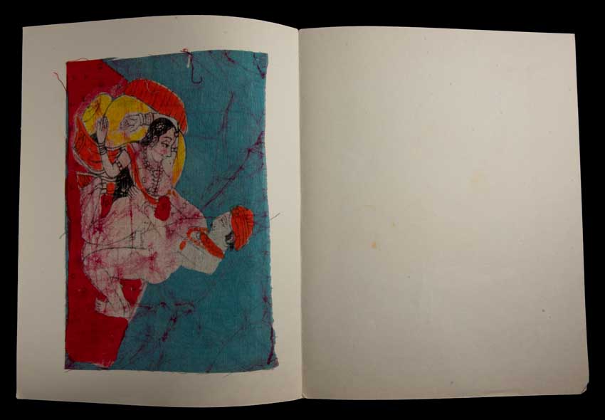 Tenture Kamasutra Batik – Miniature Érotique Indienne