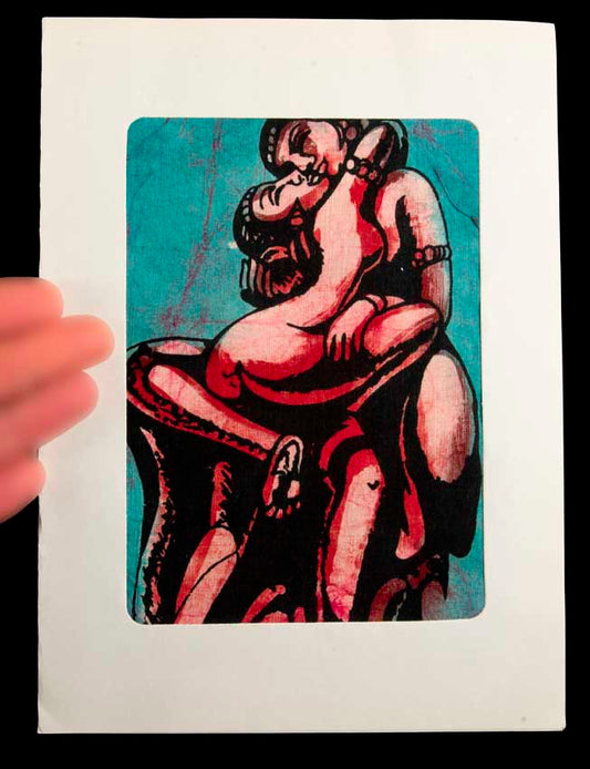 Tenture Kamasutra Batik – Erotic Art Indien
