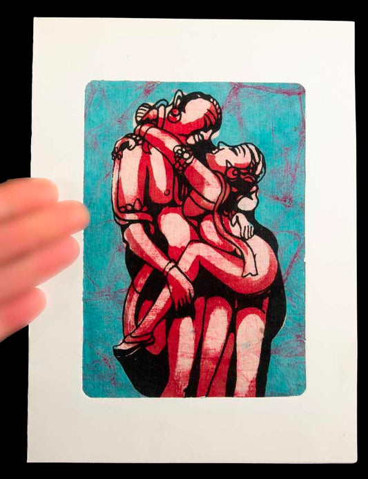 Tenture Kamasutra Batik – Erotic Art Indien
