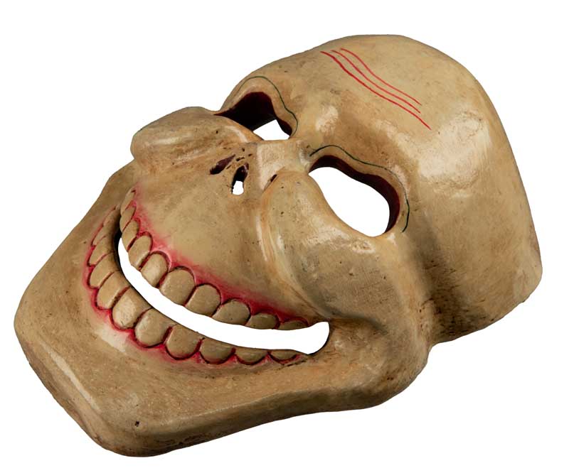 Masque Chitipati Tibétain Danse Cham Bouddhiste – Masque Népalais en Bois
