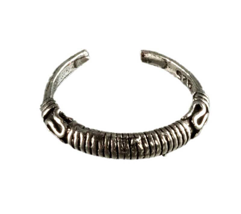 Bague de pied Coriande en argent 925 – Bijou d’orteil ethnique